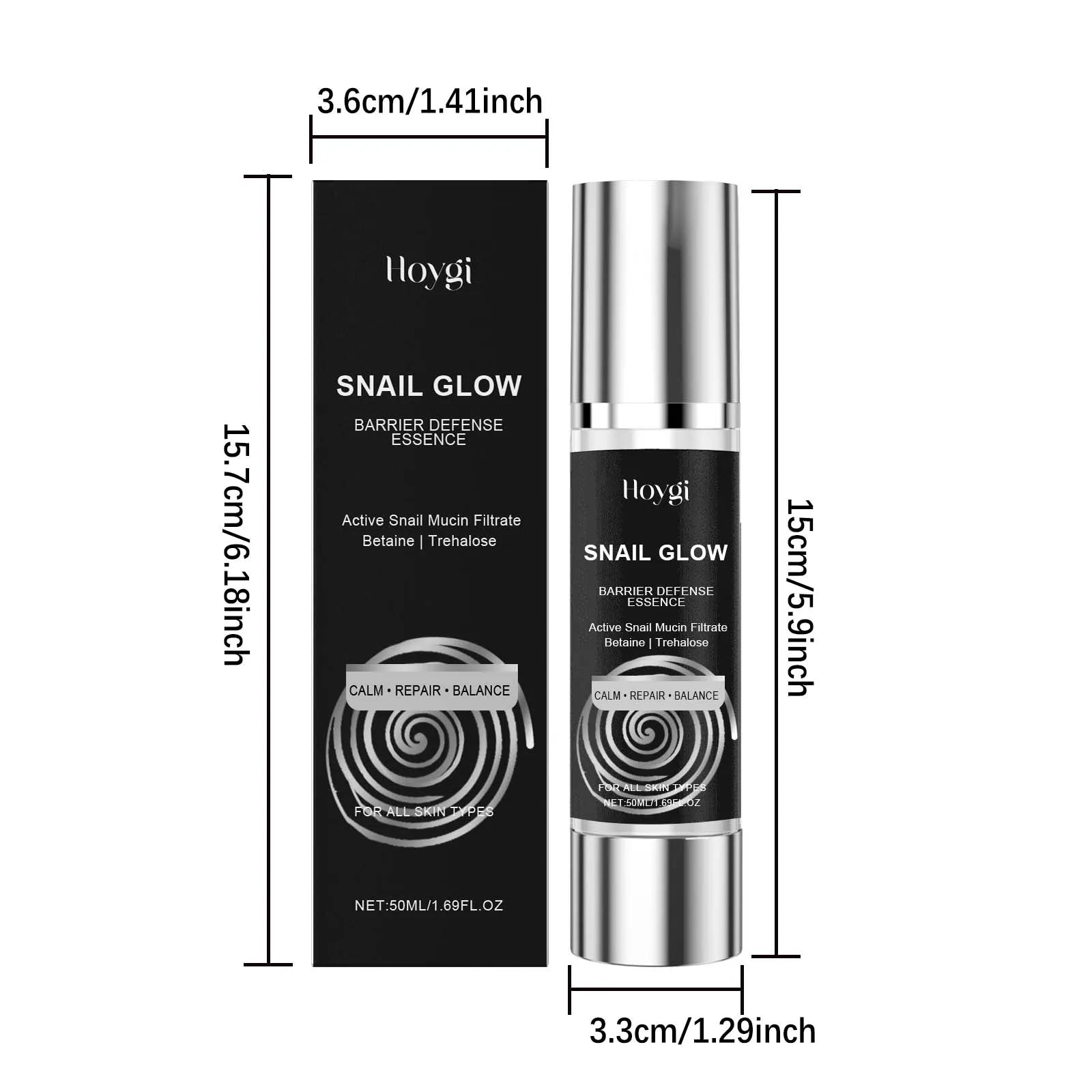Snail Mucin Skincare Set - Kit 2 en 1 Crema y Esencia Antiedad Premium