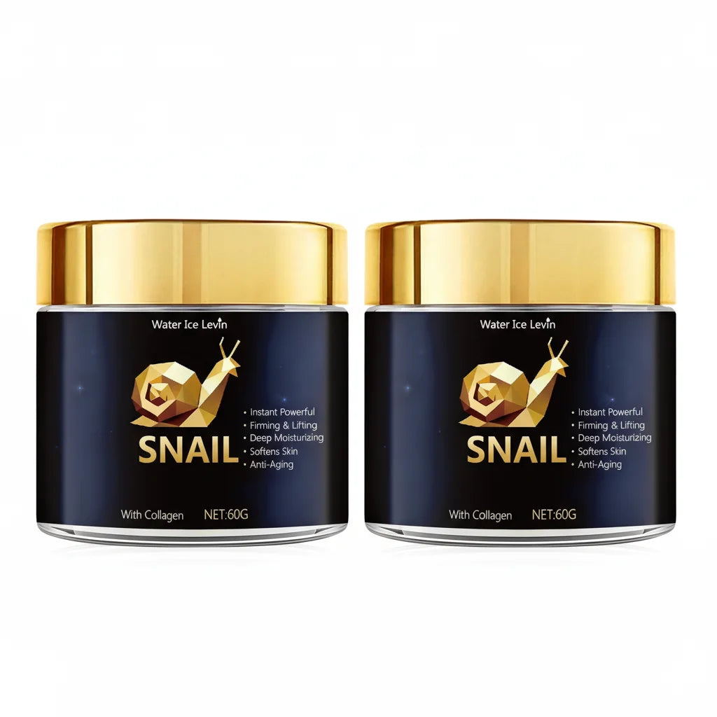 Snail Mucin Cream with Hyaluronic Acid & Collagen for Deep Moisture & Radiance, Suitable for All Skin Types Daily Care.