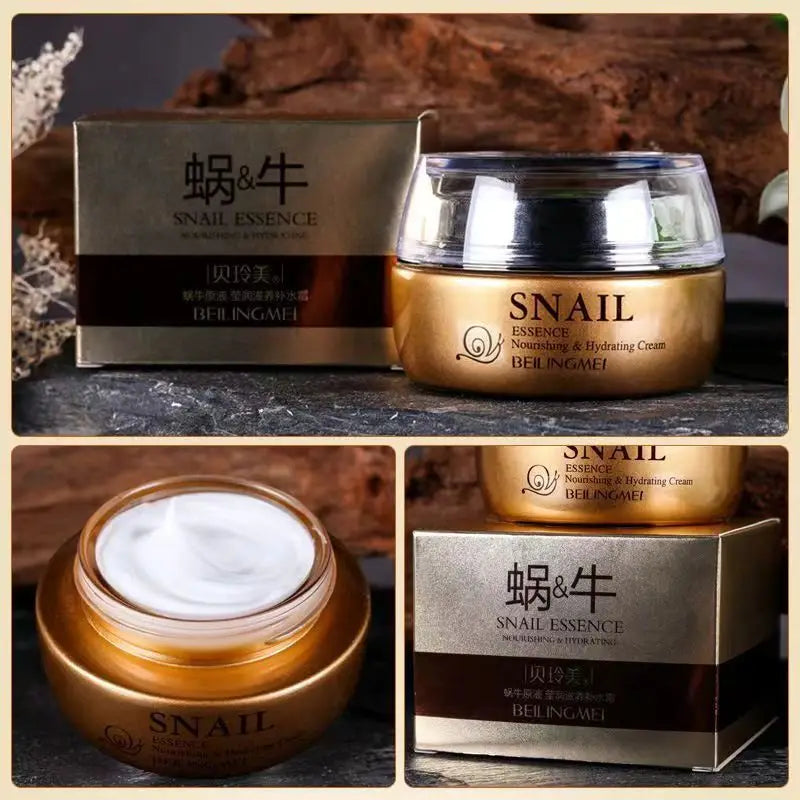 Snail Essence Face Cream 90% - Crema Facial Hidratante y Reafirmante 50g