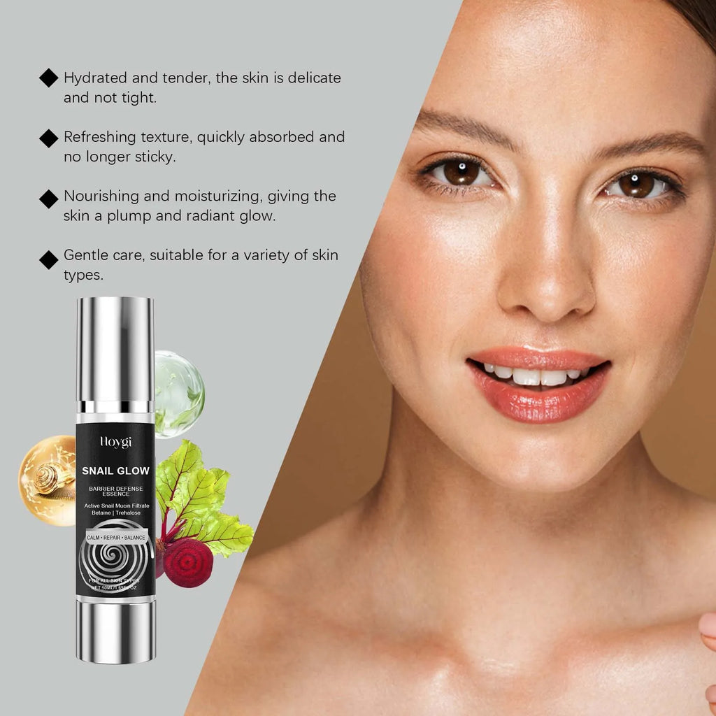 Snail Mucin Skincare Set - Kit 2 en 1 Crema y Esencia Antiedad Premium