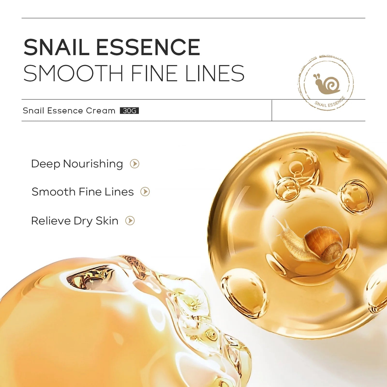 Snail Face Cream Anti-aging Essence Facial Wrinkles Remover Snail Nourishing Cream