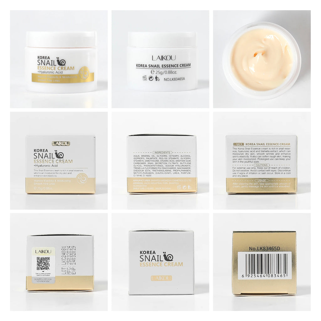 Snail Anti-Aging Cream 88% - Crema Reafirmante con Colágeno y Baba de Caracol