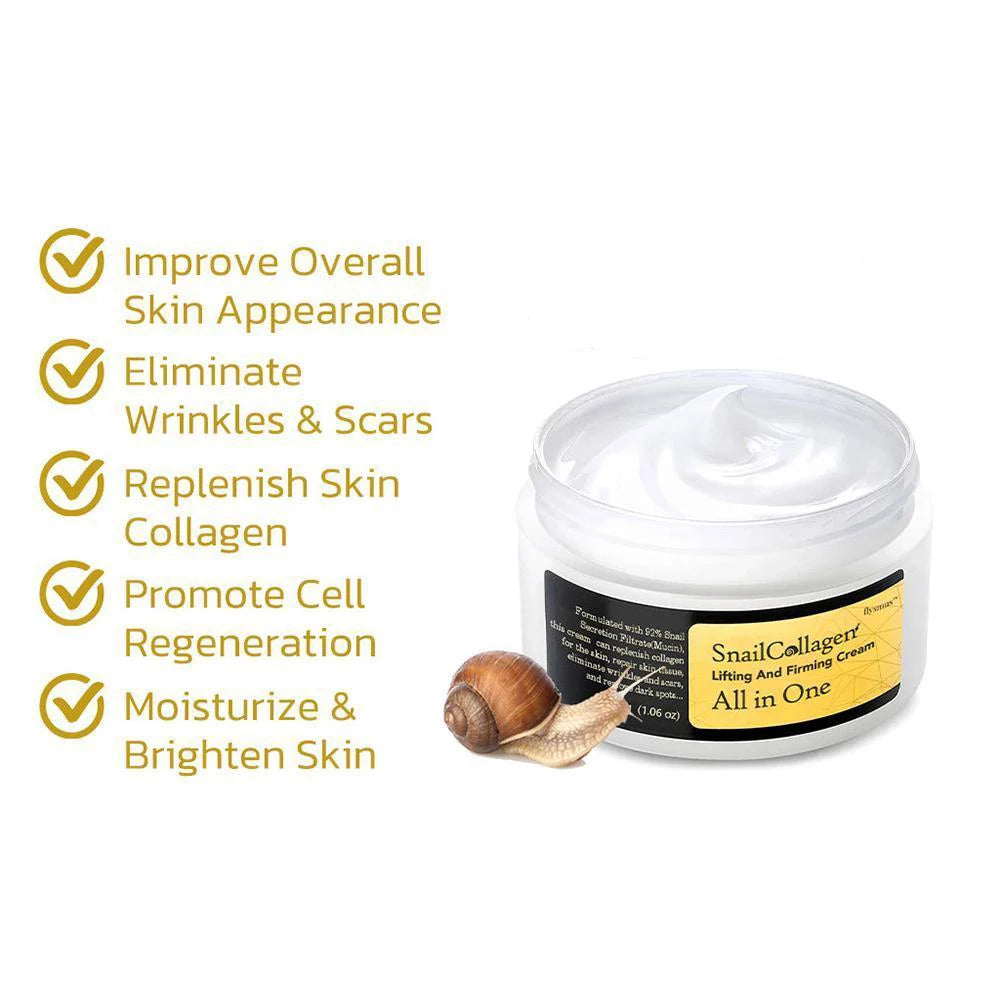 Snail Collagen Face Cream 92% - Pack 1/3/5 Piezas - Crema Reparadora Premium