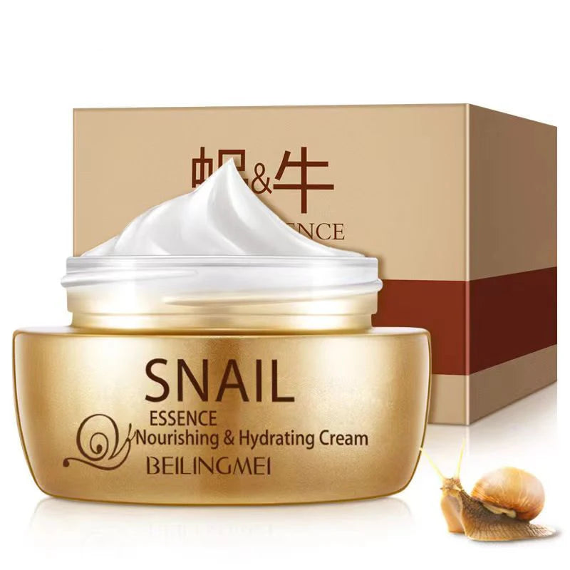 Snail Essence Face Cream 90% - Crema Facial Hidratante y Reafirmante 50g